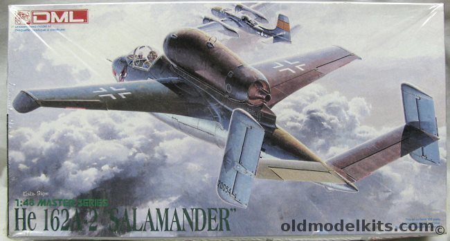 DML 1/48 Heinkel He-162 A-2 Volksjager 'Salamander', 5508 plastic model kit